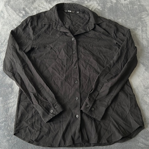 Uniqlo Black Dress Shirt - Picture 1 of 2